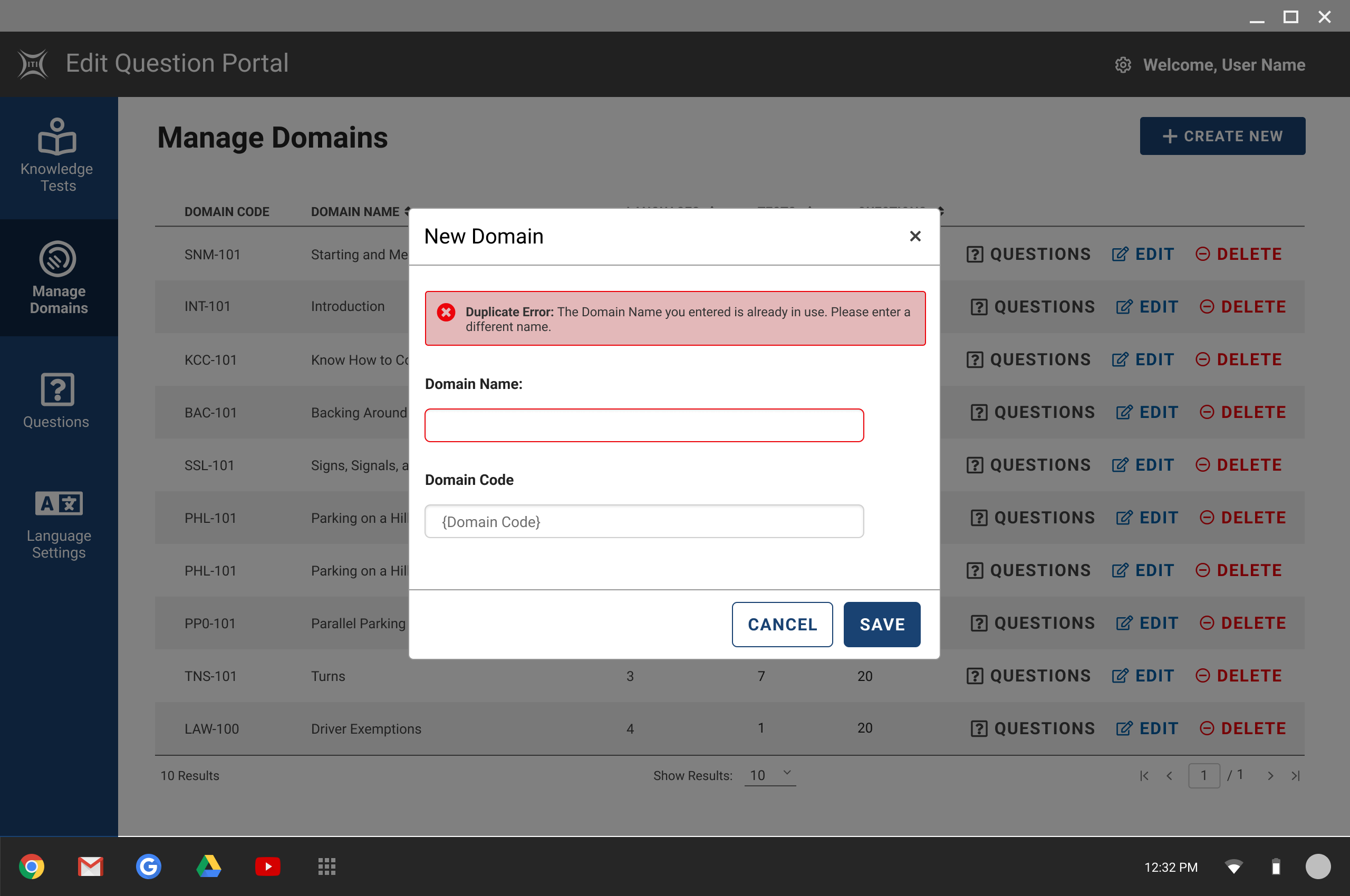 New Domain-1
